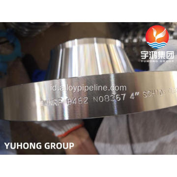 ASTM B462 N08367 (Paduan 8367) WNRF Flange